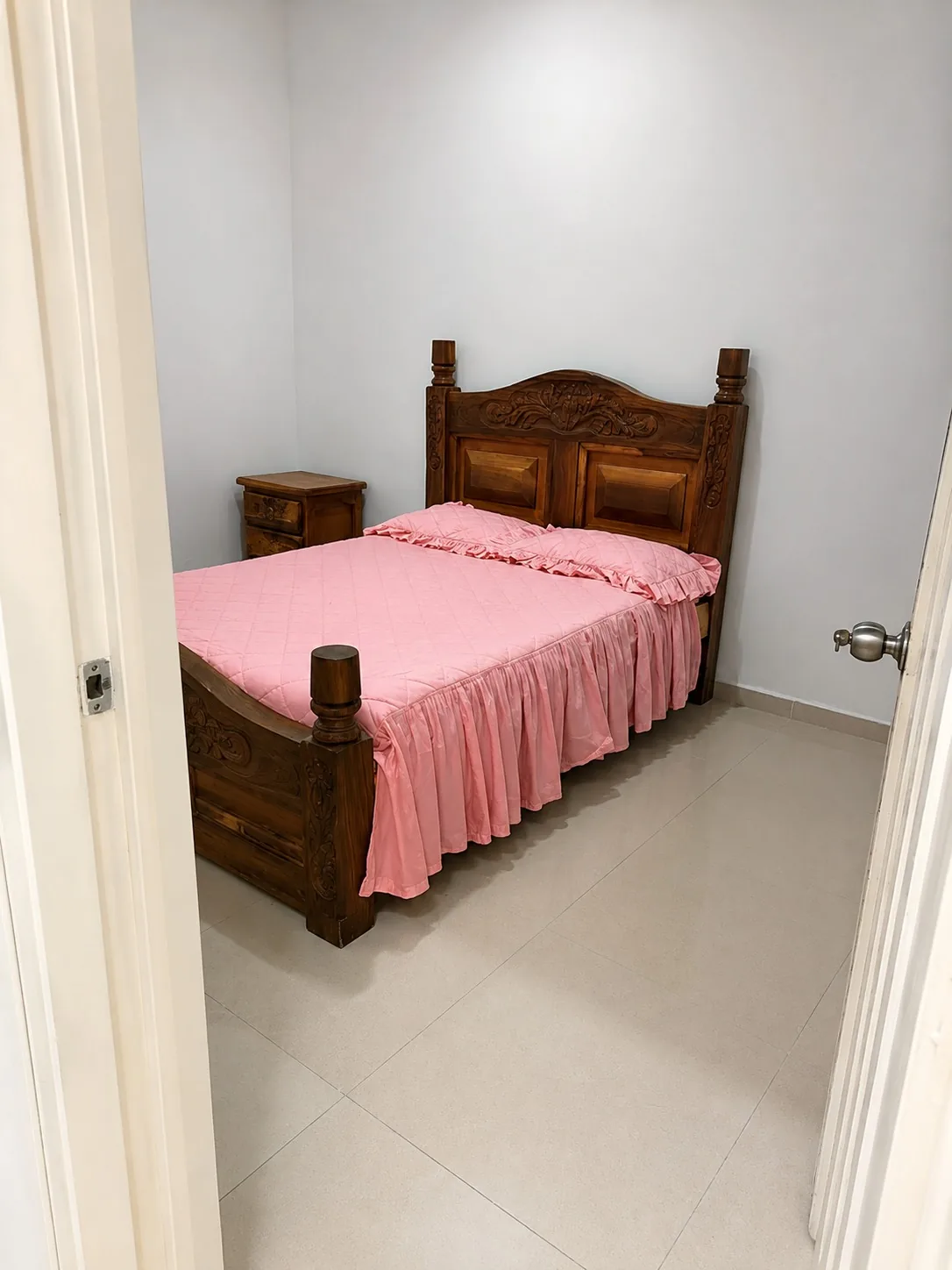 Habitaci&oacute;n con cama doble de Finca Fercho